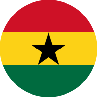 Ghanaian Cedi flag