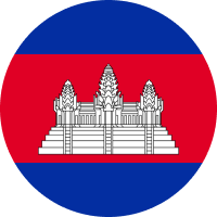 Cambodian Riel flag