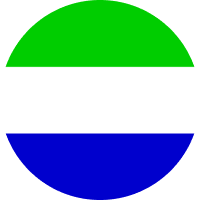 Sierra Leonean Leone flag