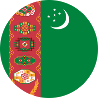 Turkmenistani Manat flag